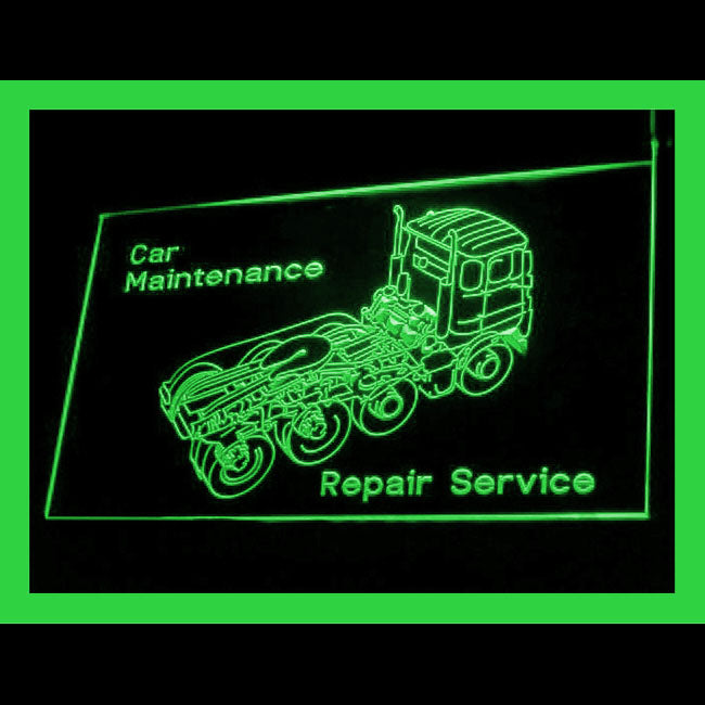 190136 Truck Open Auto Repair Vehicle Displays Home Decor Open Display illuminated Night Light Neon Sign 16 Color By Remote