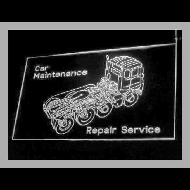190136 Truck Open Auto Repair Vehicle Displays Home Decor Open Display illuminated Night Light Neon Sign 16 Color By Remote