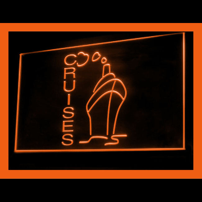 190141 Cuises Travel Agency Shop Home Decor Open Display illuminated Night Light Neon Sign 16 Color By Remote