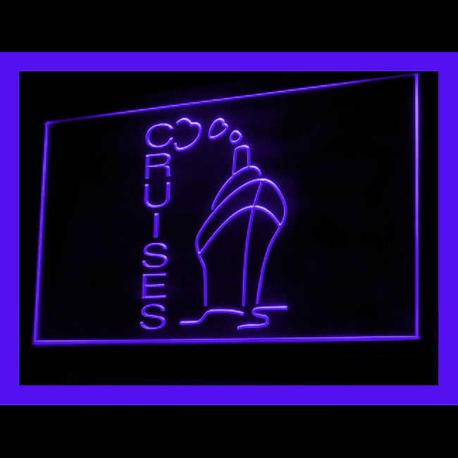 190141 Cuises Travel Agency Shop Home Decor Open Display illuminated Night Light Neon Sign 16 Color By Remote