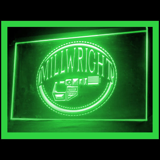 190145 Millwright Service Tools Shop Home Decor Open Display illuminated Night Light Neon Sign 16 Color By Remote