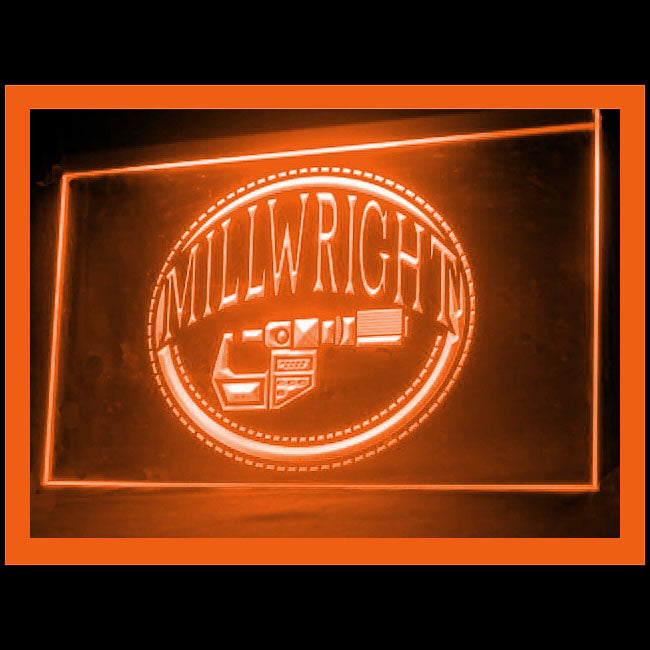 190145 Millwright Service Tools Shop Home Decor Open Display illuminated Night Light Neon Sign 16 Color By Remote