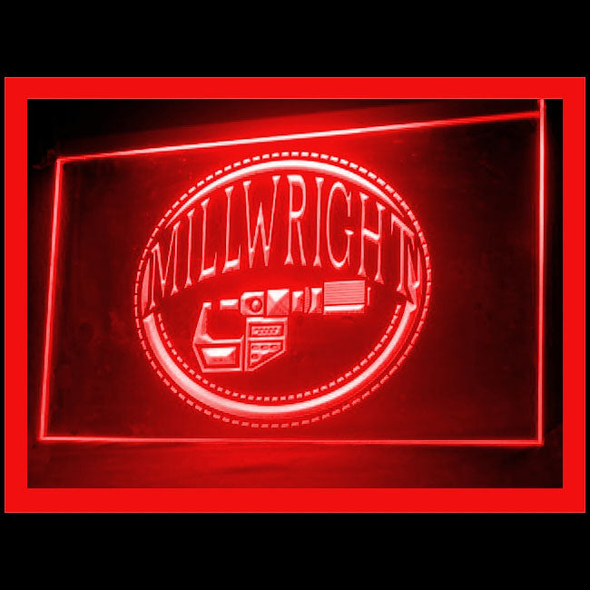 190145 Millwright Service Tools Shop Home Decor Open Display illuminated Night Light Neon Sign 16 Color By Remote