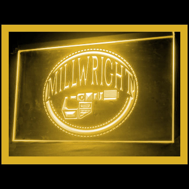 190145 Millwright Service Tools Shop Home Decor Open Display illuminated Night Light Neon Sign 16 Color By Remote