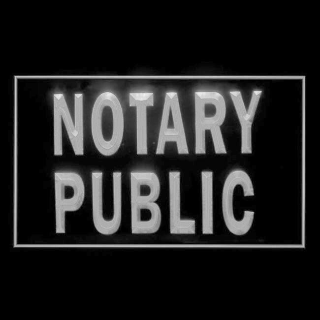 190146 Notary Public Service Store Shop Home Decor Open Display illuminated Night Light Neon Sign 16 Color By Remote