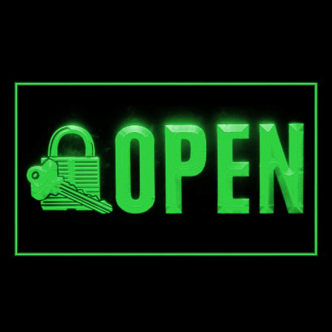 190161 Locksmith Key Cutting Tool Shop Home Decor Open Display illuminated Night Light Neon Sign 16 Color By Remote