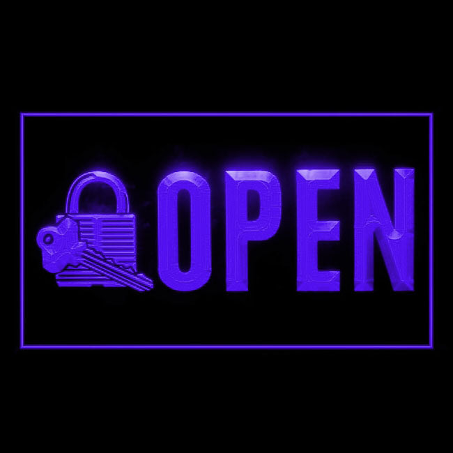 190161 Locksmith Key Cutting Tool Shop Home Decor Open Display illuminated Night Light Neon Sign 16 Color By Remote