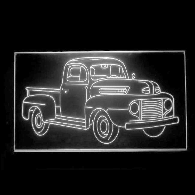 190169 Truck Open Auto Repair Vehicle Displays Home Decor Open Display illuminated Night Light Neon Sign 16 Color By Remote