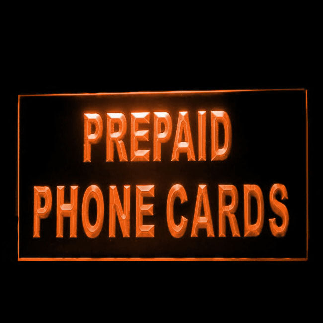 190180 Prepaid Phone Cards Telecom Shop Home Decor Open Display illuminated Night Light Neon Sign 16 Color By Remote