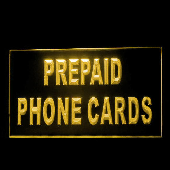 190180 Prepaid Phone Cards Telecom Shop Home Decor Open Display illuminated Night Light Neon Sign 16 Color By Remote