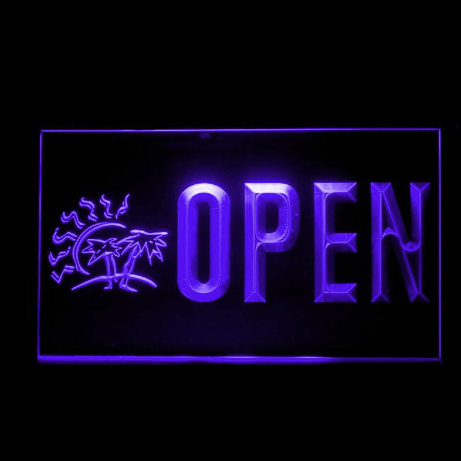 190182 Tanning Beauty Salon Shop Home Decor Open Display illuminated Night Light Neon Sign 16 Color By Remote