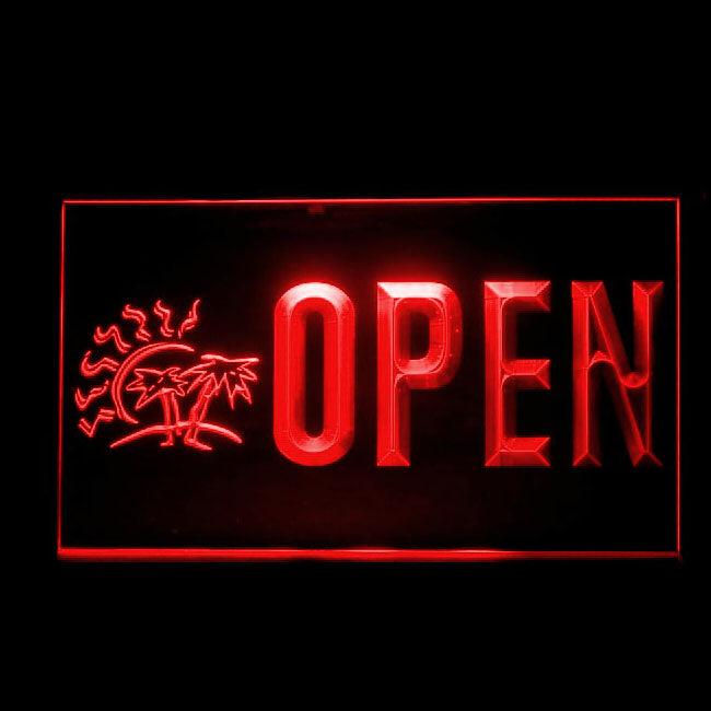 190182 Tanning Beauty Salon Shop Home Decor Open Display illuminated Night Light Neon Sign 16 Color By Remote