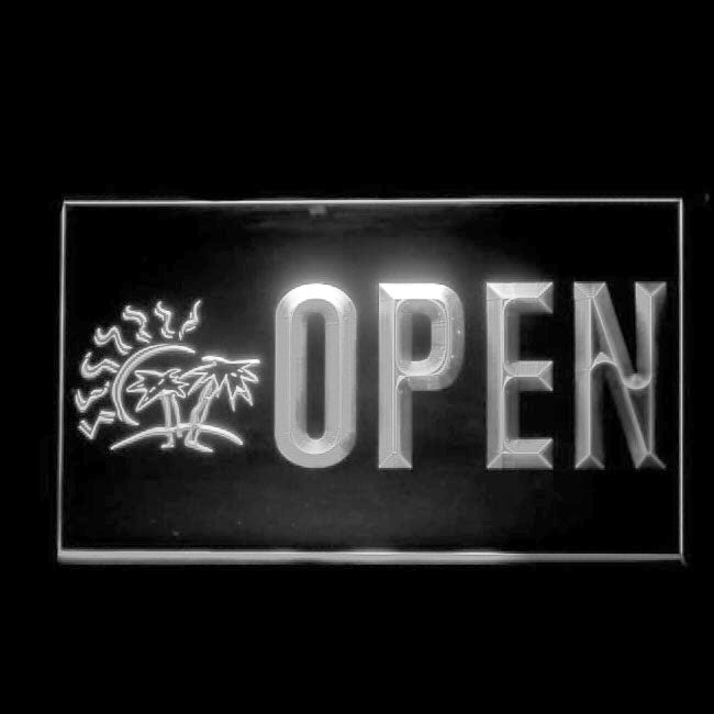 190182 Tanning Beauty Salon Shop Home Decor Open Display illuminated Night Light Neon Sign 16 Color By Remote