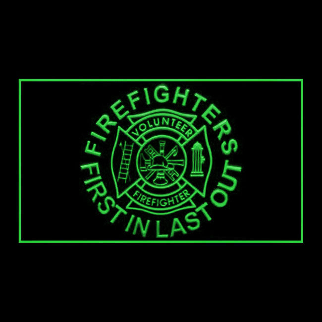 190207 Firefighter Fire Club Home Decor Open Display illuminated Night Light Neon Sign 16 Color By Remote