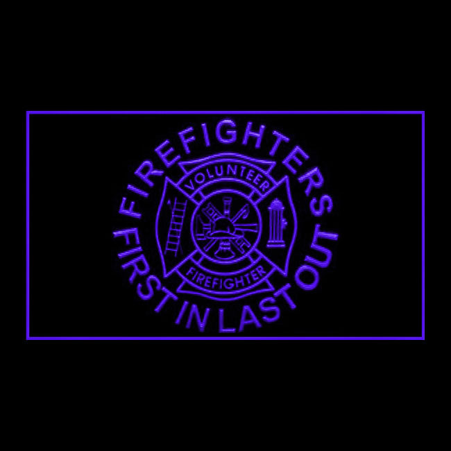 190207 Firefighter Fire Club Home Decor Open Display illuminated Night Light Neon Sign 16 Color By Remote