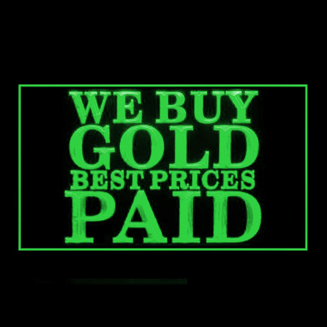 190209 We Buy Gold Jewelry Store Shop Home Decor Open Display illuminated Night Light Neon Sign 16 Color By Remote