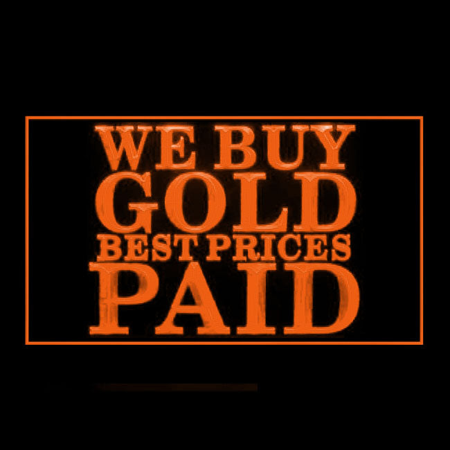 190209 We Buy Gold Jewelry Store Shop Home Decor Open Display illuminated Night Light Neon Sign 16 Color By Remote
