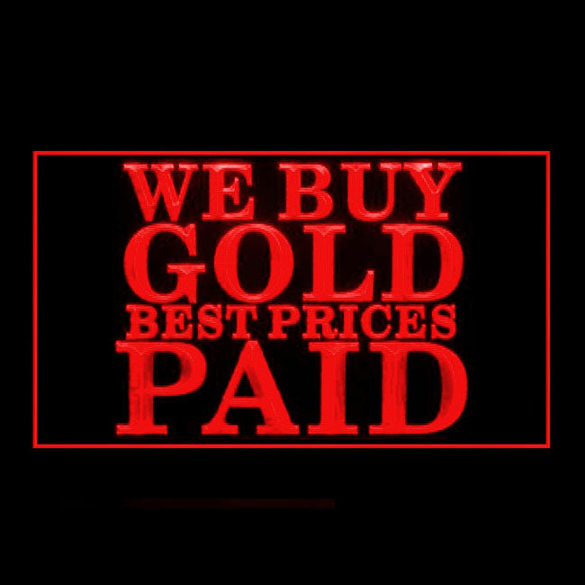 190209 We Buy Gold Jewelry Store Shop Home Decor Open Display illuminated Night Light Neon Sign 16 Color By Remote