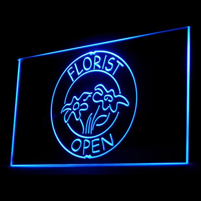 200004 Florist Flower Store Shop Home Decor Open Display illuminated Night Light Neon Sign 16 Color By Remote