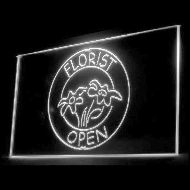 200004 Florist Flower Store Shop Home Decor Open Display illuminated Night Light Neon Sign 16 Color By Remote