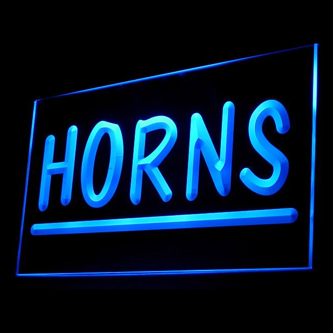 200024 Horns Souvenir Gift Shop Store Shop Home Decor Open Display illuminated Night Light Neon Sign 16 Color By Remote
