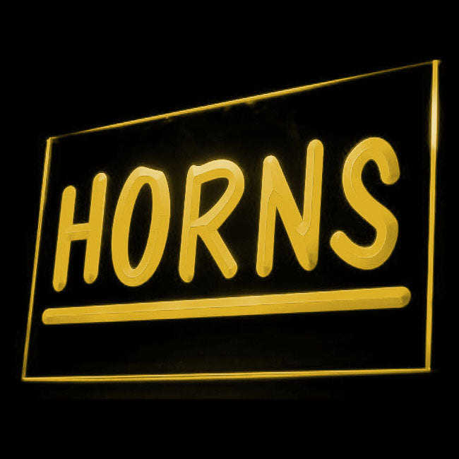 200024 Horns Souvenir Gift Shop Store Shop Home Decor Open Display illuminated Night Light Neon Sign 16 Color By Remote