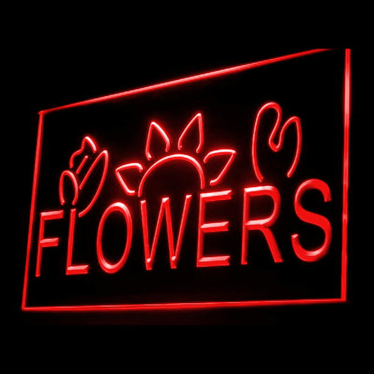 200031 Florist Flower Store Shop Home Decor Open Display illuminated Night Light Neon Sign 16 Color By Remote