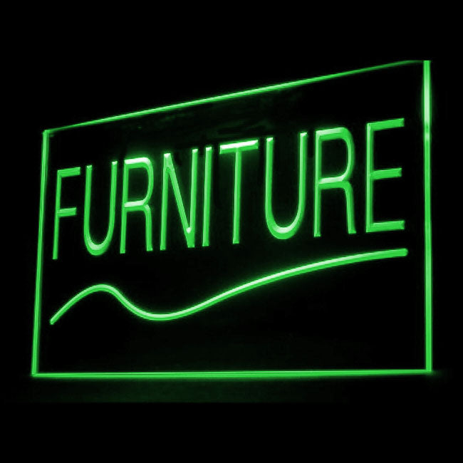 200032 Furniture Store Shop Home Decor Open Display illuminated Night Light Neon Sign 16 Color By Remote
