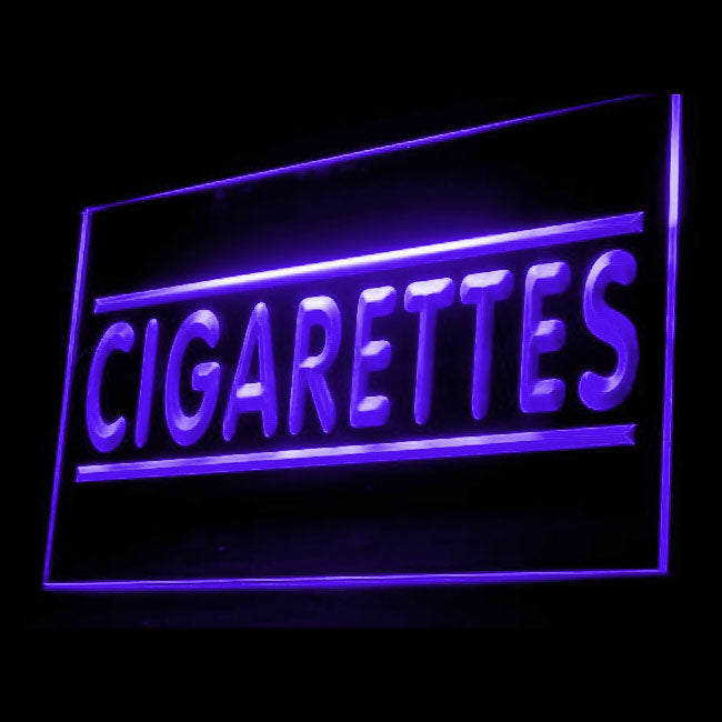 200050 Cigarettes Tobacco Store Shop Home Decor Open Display illuminated Night Light Neon Sign 16 Color By Remote