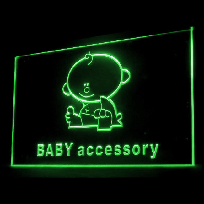 200065 Baby Accessory Store Shop Home Decor Open Display illuminated Night Light Neon Sign 16 Color By Remote