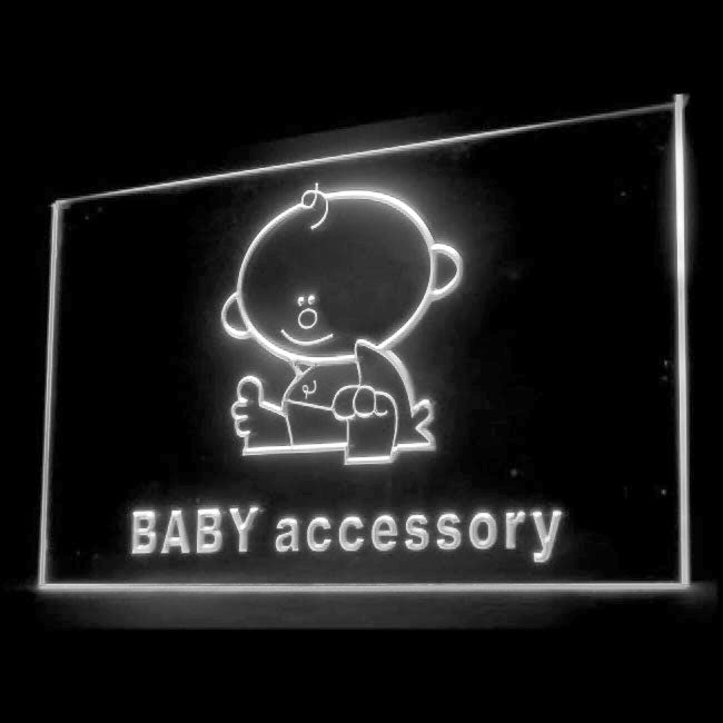 200065 Baby Accessory Store Shop Home Decor Open Display illuminated Night Light Neon Sign 16 Color By Remote