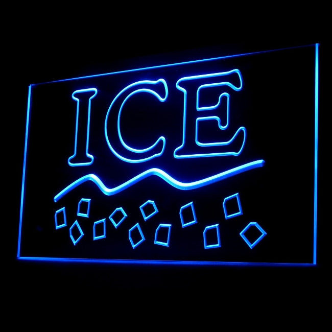200072 Ice Shop Store Home Decor Open Display illuminated Night Light Neon Sign 16 Color By Remote