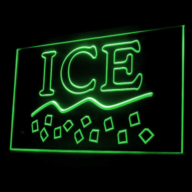 200072 Ice Shop Store Home Decor Open Display illuminated Night Light Neon Sign 16 Color By Remote
