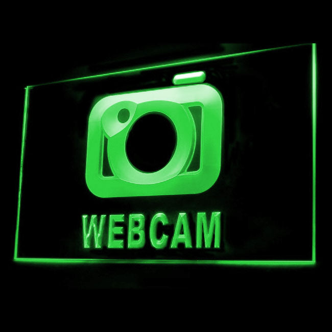 200074 Webcam Store Shop Home Decor Open Display illuminated Night Light Neon Sign 16 Color By Remote