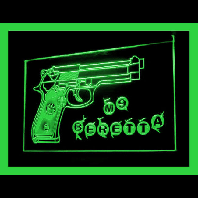 200099 Gun Shop Store Home Decor Open Display illuminated Night Light Neon Sign 16 Color By Remote