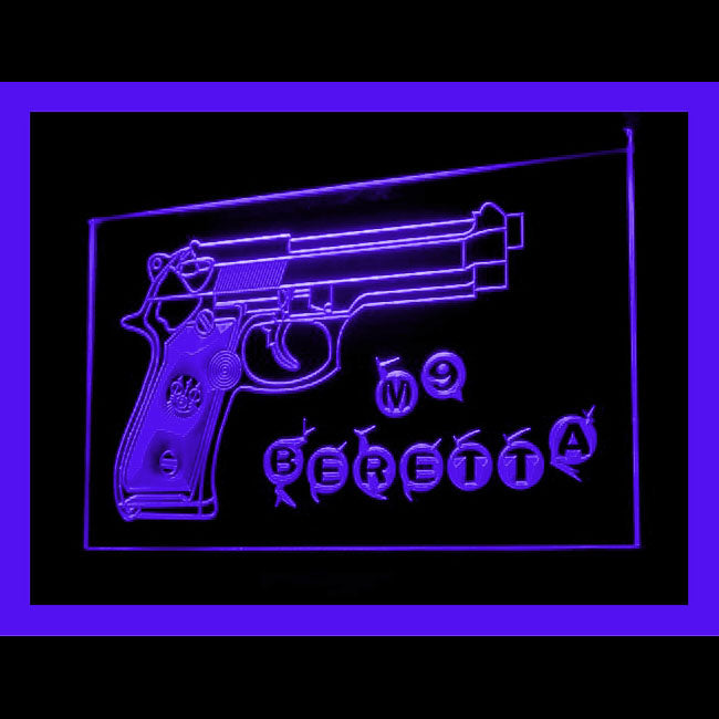 200099 Gun Shop Store Home Decor Open Display illuminated Night Light Neon Sign 16 Color By Remote