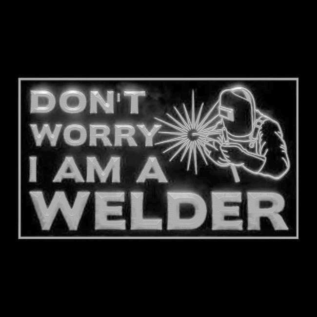 200114 I am Welder Store Shop Home Decor Open Display illuminated Night Light Neon Sign 16 Color By Remote