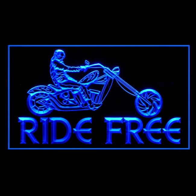 200119 Ride Free Motorcycle Vehicle Shop Home Decor Open Display illuminated Night Light Neon Sign 16 Color By Remote