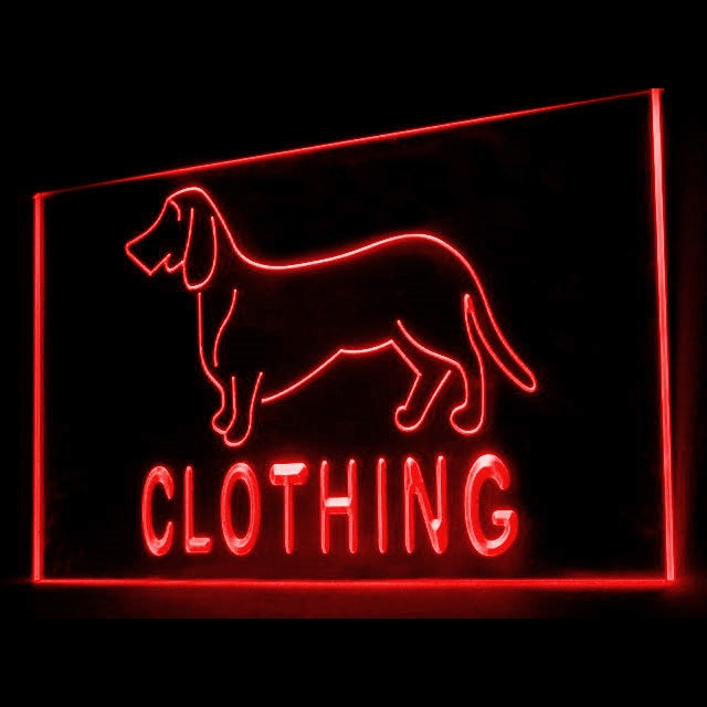 210004 Pets Clothing Store Shop Home Decor Open Display illuminated Night Light Neon Sign 16 Color By Remote