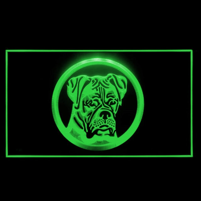 210018 Boxer Dog Pets Shop Home Decor Open Display illuminated Night Light Neon Sign 16 Color By Remote
