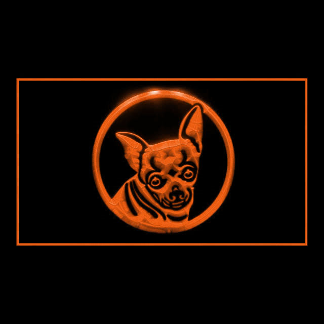 210022 Chihuahua Pets Shop Home Decor Open Display illuminated Night Light Neon Sign 16 Color By Remote
