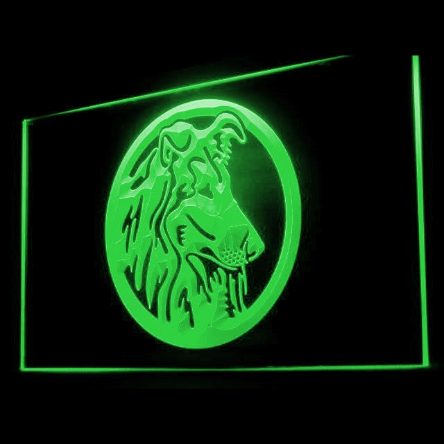 210025 Collie Pets Shop Home Decor Open Display illuminated Night Light Neon Sign 16 Color By Remote