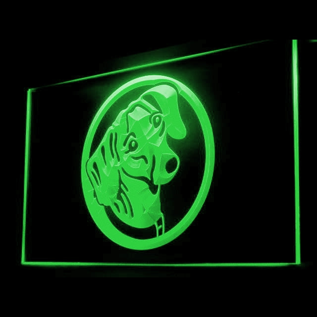 210026 Dachshund Pets Shop Home Decor Open Display illuminated Night Light Neon Sign 16 Color By Remote