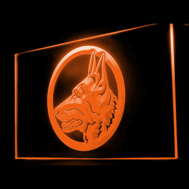 210029 German Shepherd Pets Shop Home Decor Open Display illuminated Night Light Neon Sign 16 Color By Remote