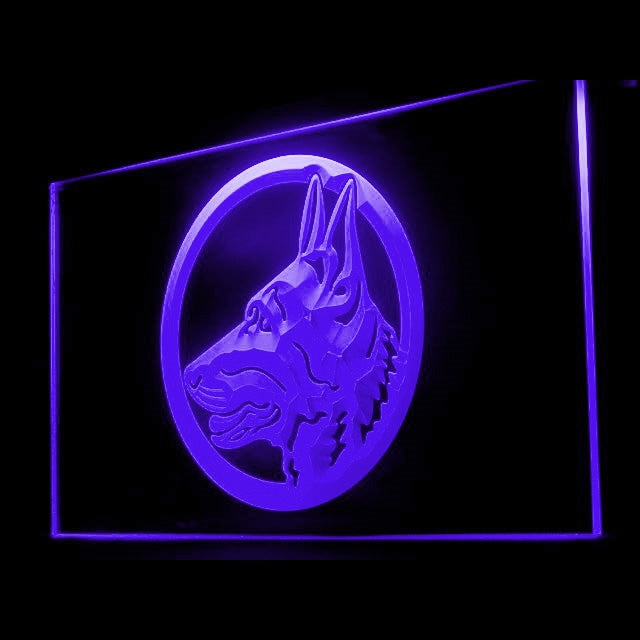 210029 German Shepherd Pets Shop Home Decor Open Display illuminated Night Light Neon Sign 16 Color By Remote