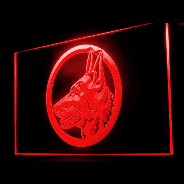 210029 German Shepherd Pets Shop Home Decor Open Display illuminated Night Light Neon Sign 16 Color By Remote