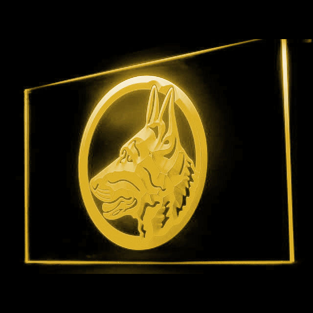 210029 German Shepherd Pets Shop Home Decor Open Display illuminated Night Light Neon Sign 16 Color By Remote