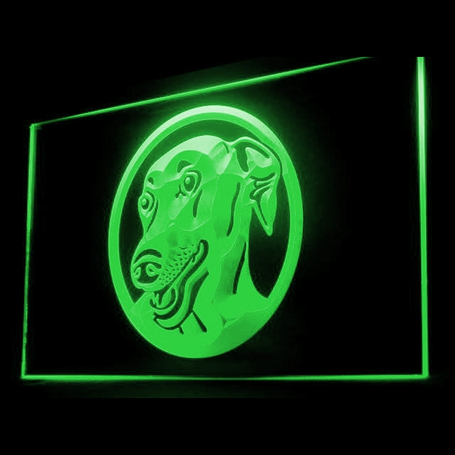 210032 Greyhound Pets Shop Home Decor Open Display illuminated Night Light Neon Sign 16 Color By Remote