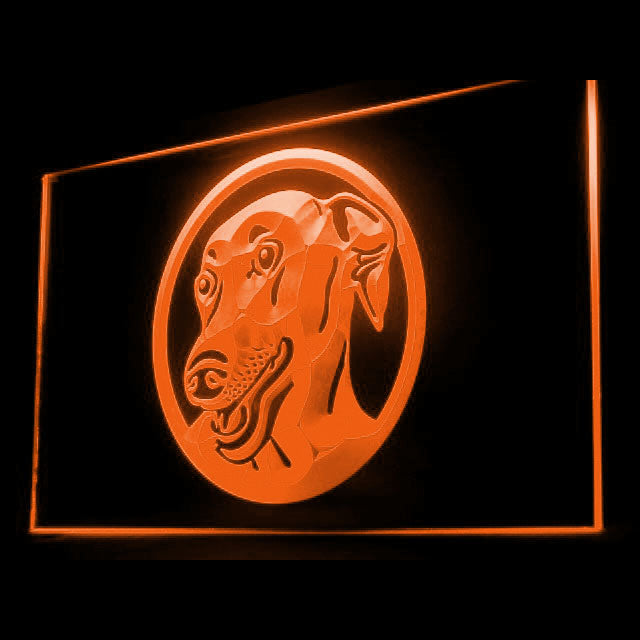 210032 Greyhound Pets Shop Home Decor Open Display illuminated Night Light Neon Sign 16 Color By Remote