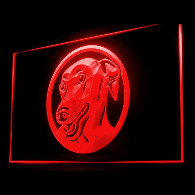 210032 Greyhound Pets Shop Home Decor Open Display illuminated Night Light Neon Sign 16 Color By Remote